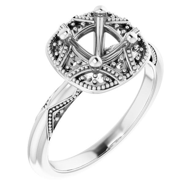 Halo-Style Engagement Ring