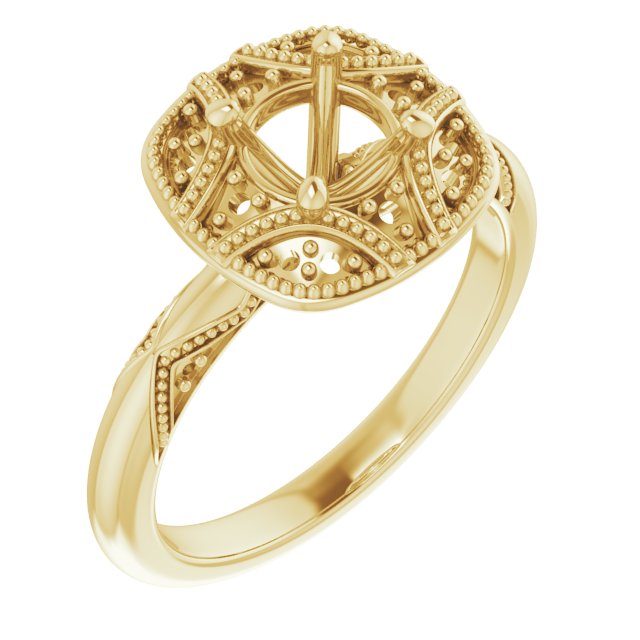 Halo-Style Engagement Ring