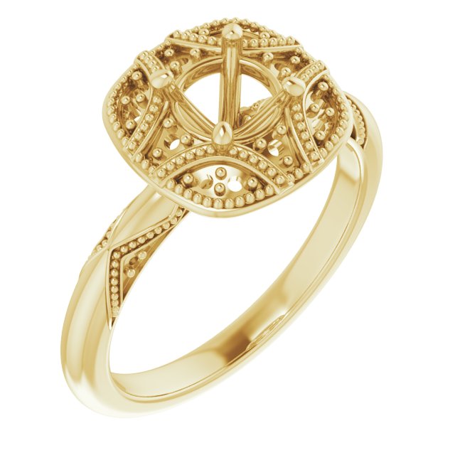 Halo-Style Engagement Ring