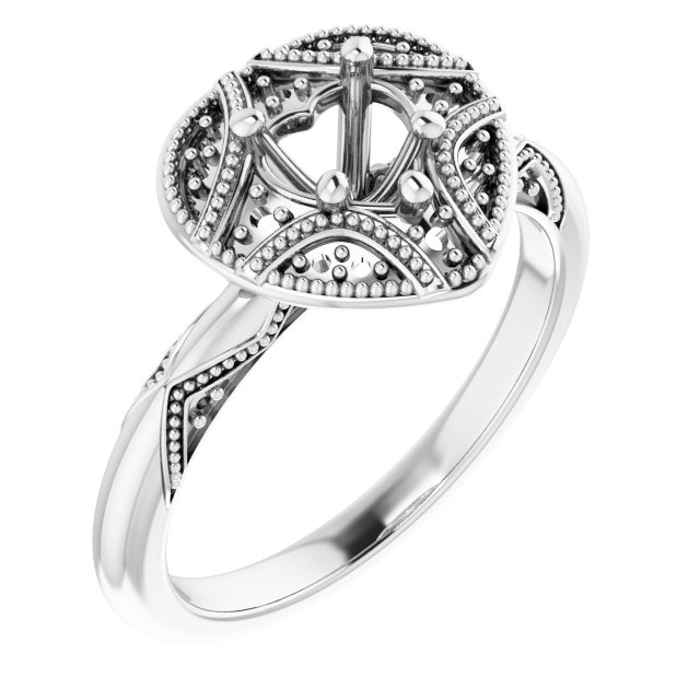 Halo-Style Engagement Ring