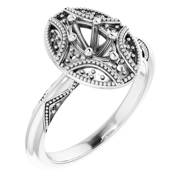 Halo-Style Engagement Ring