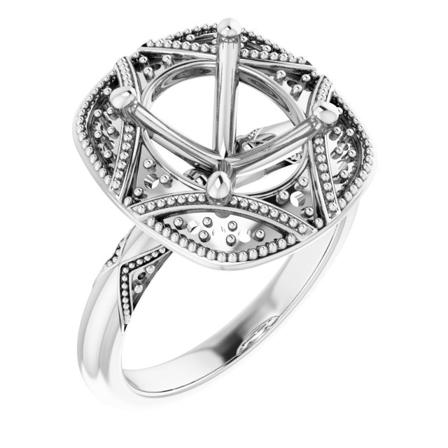 Halo-Style Engagement Ring