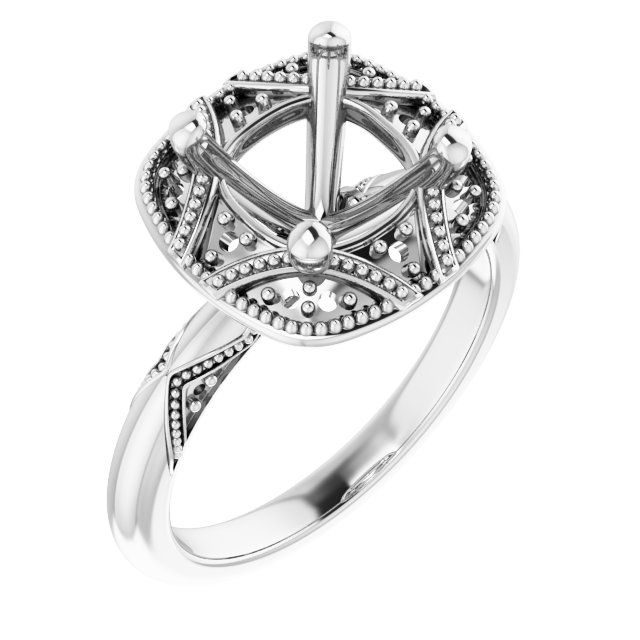 Halo-Style Engagement Ring