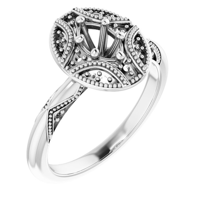 Halo-Style Engagement Ring