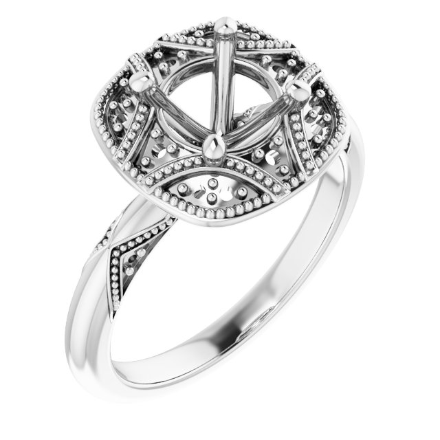 Halo-Style Engagement Ring