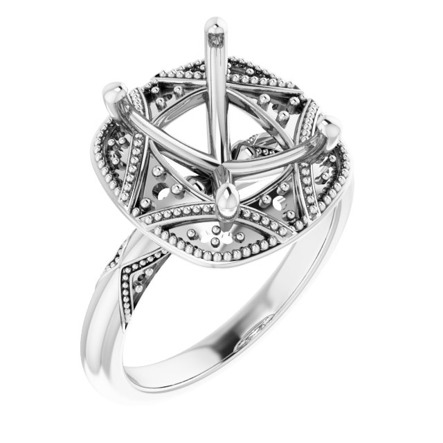 Halo-Style Engagement Ring