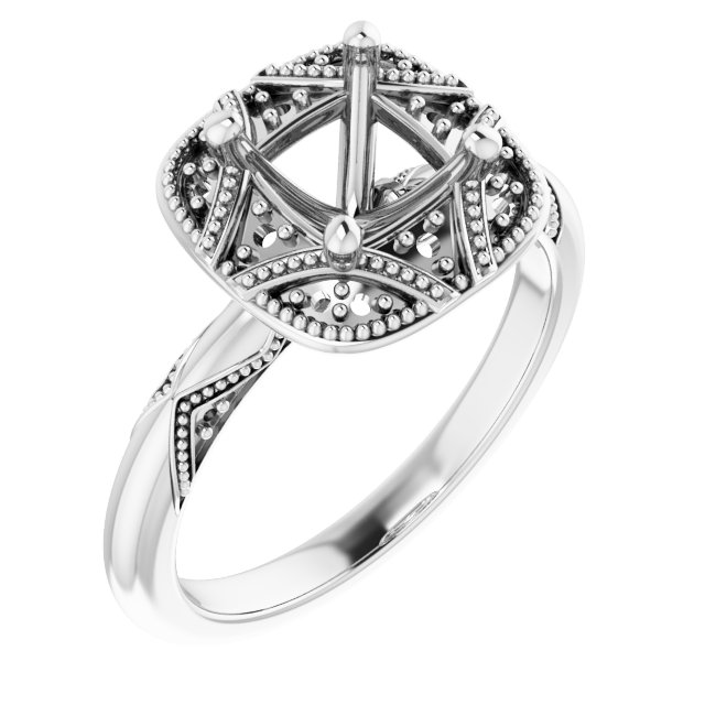 Halo-Style Engagement Ring