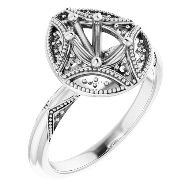 Halo-Style Engagement Ring