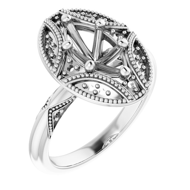 Halo-Style Engagement Ring