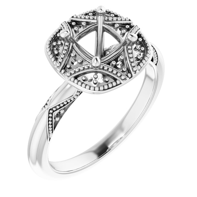 Halo-Style Engagement Ring