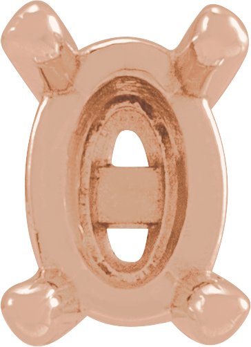 Rose-Cut Earring Setting