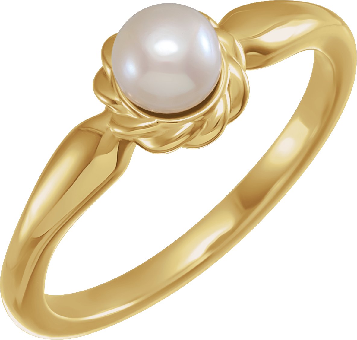 Pearl Halo-Style Rope Ring
