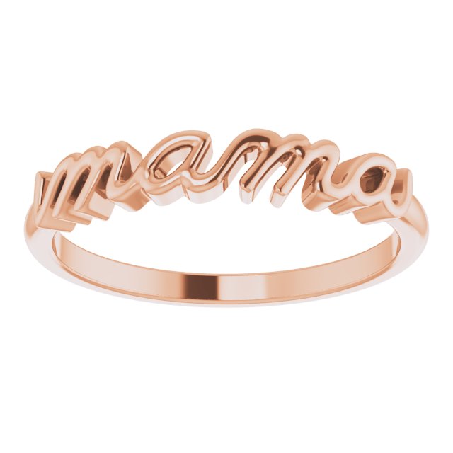 14K Rose Mama Ring 
