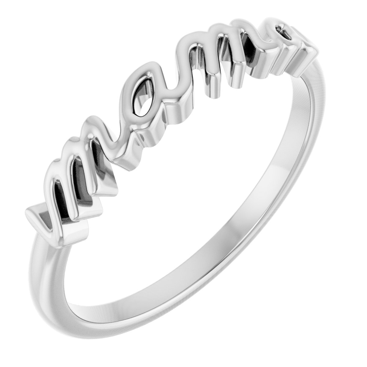 Sterling Silver Mama Ring