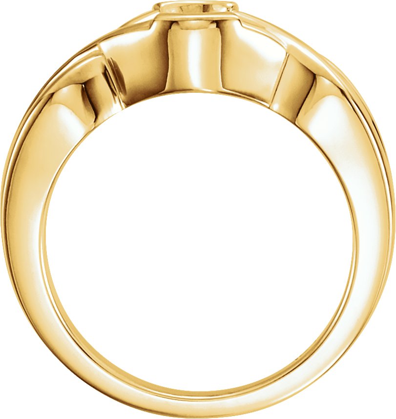 Channel-Set Solitaire Engagement Ring or Band