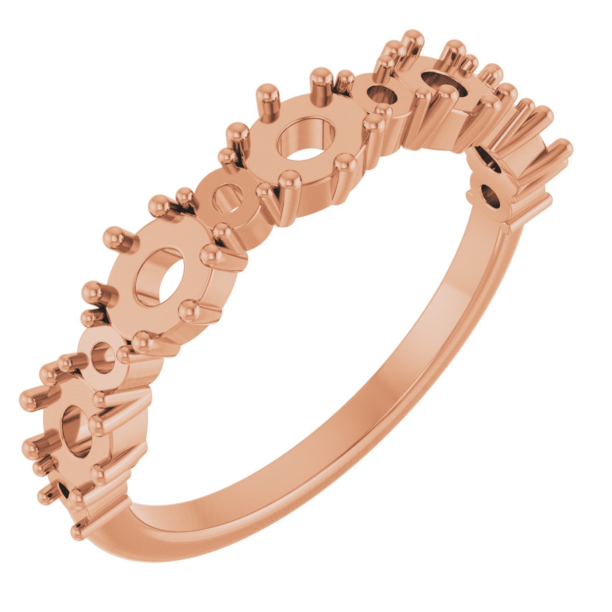 Rose-Cut Anniversary Band