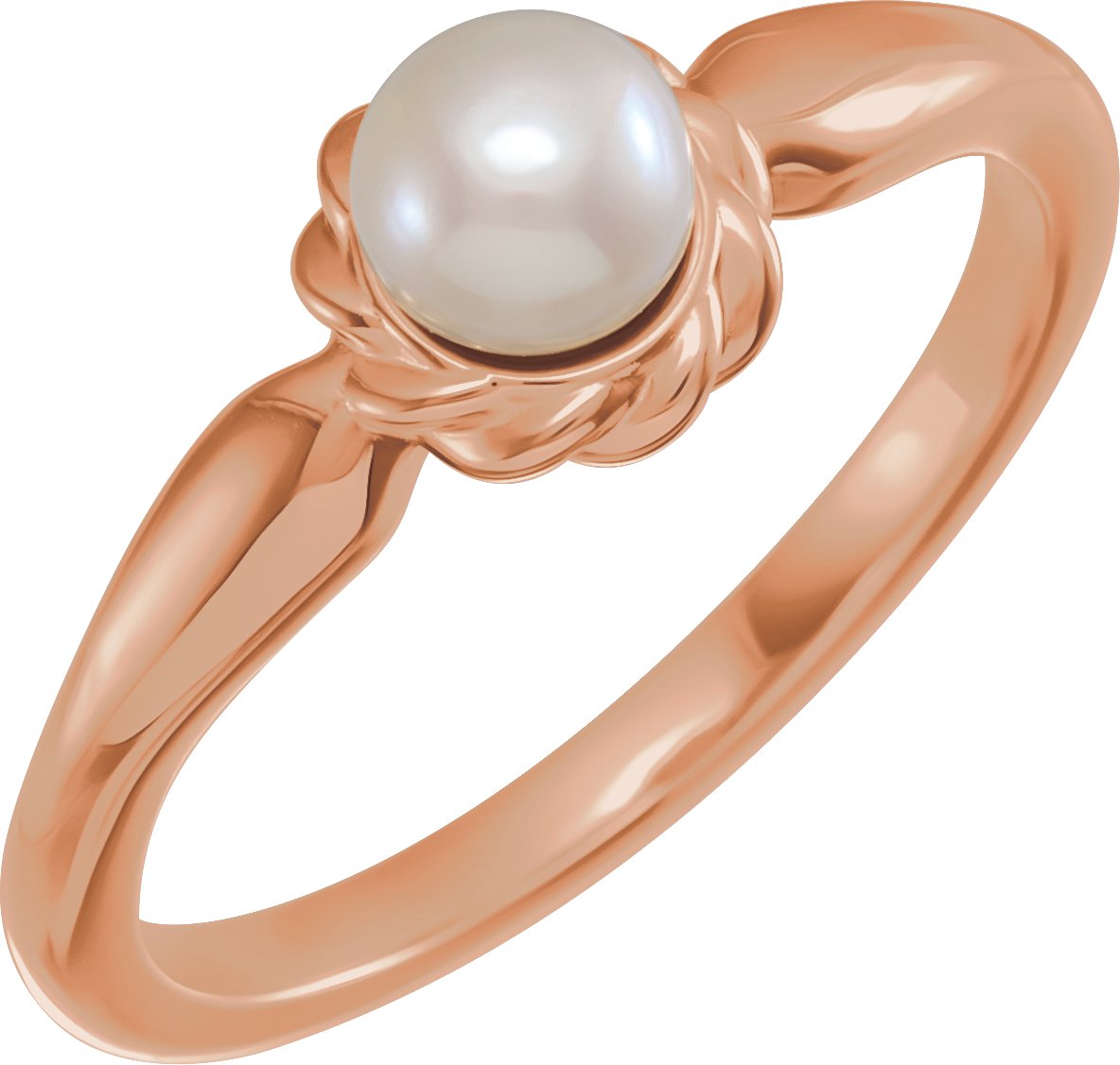 Pearl Halo-Style Rope Ring
