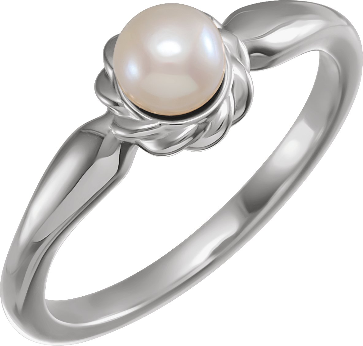 Pearl Halo-Style Rope Ring