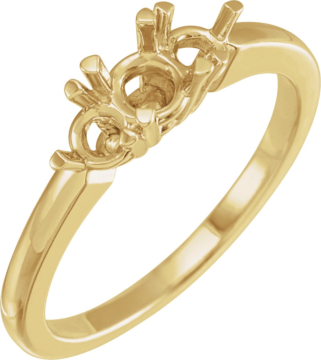 Three-Stone Anniversary Band