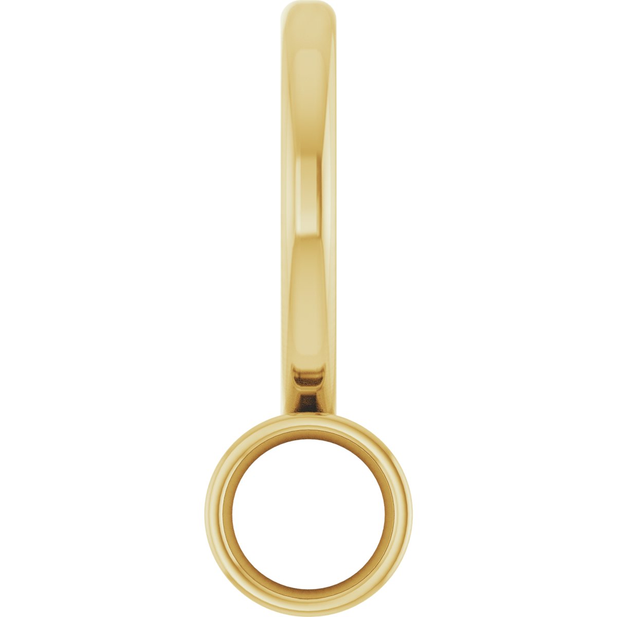 Bezel-Set Solitaire Charm/Pendant