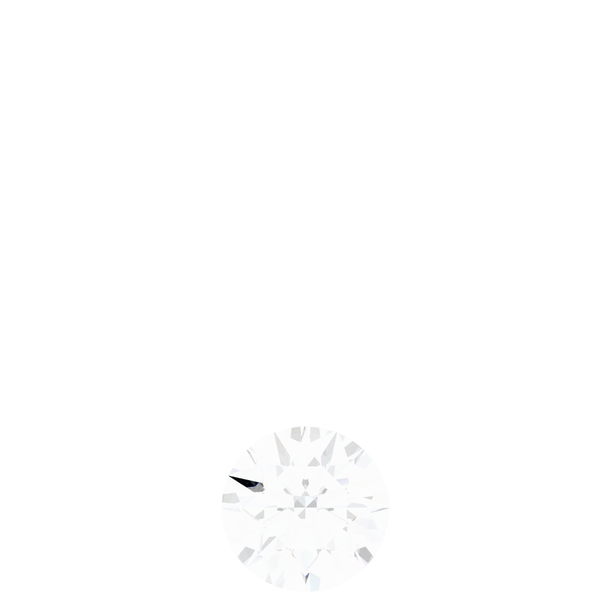 14K White 1/10 CT Natural Diamond Charm/Pendant