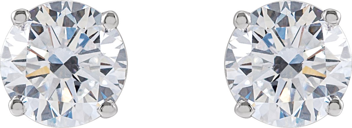 14K White 1 1/2 CTW Lab-Grown Diamond Stud Earrings