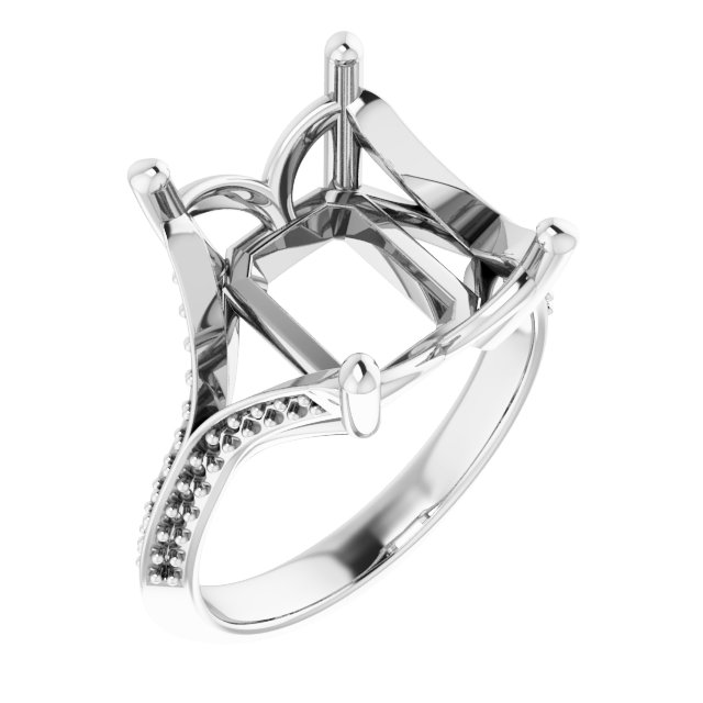 Accented Engagement Ring