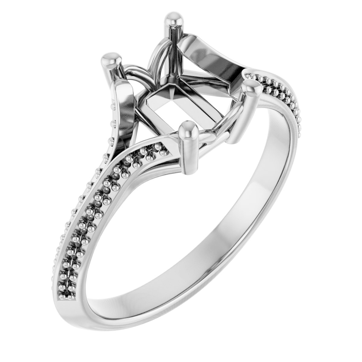 Accented Engagement Ring