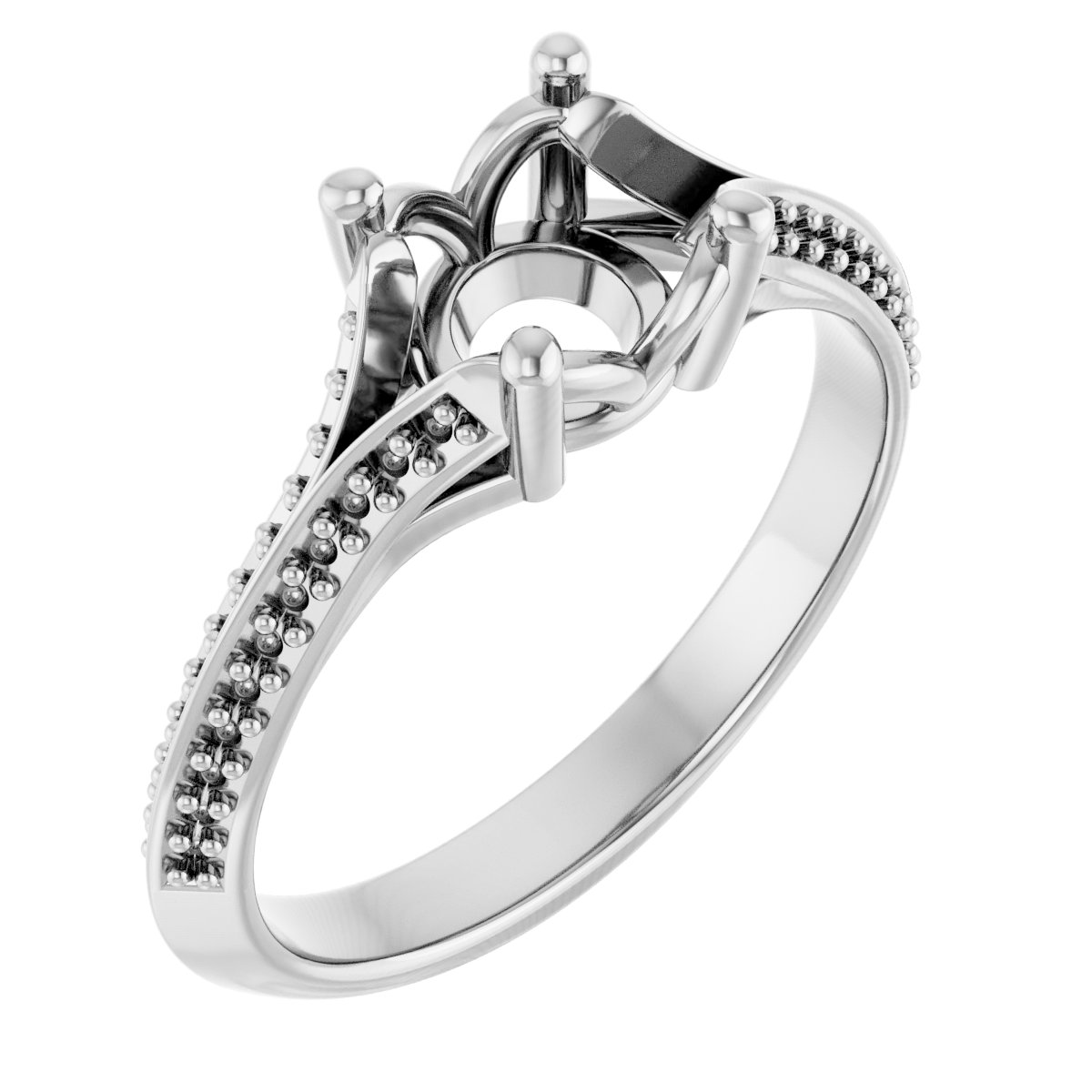 Accented Engagement Ring