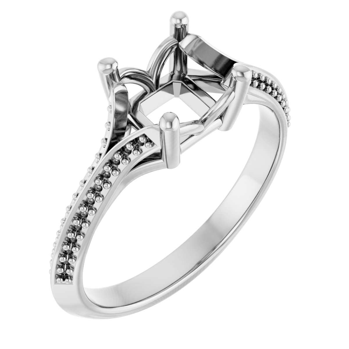 Accented Engagement Ring