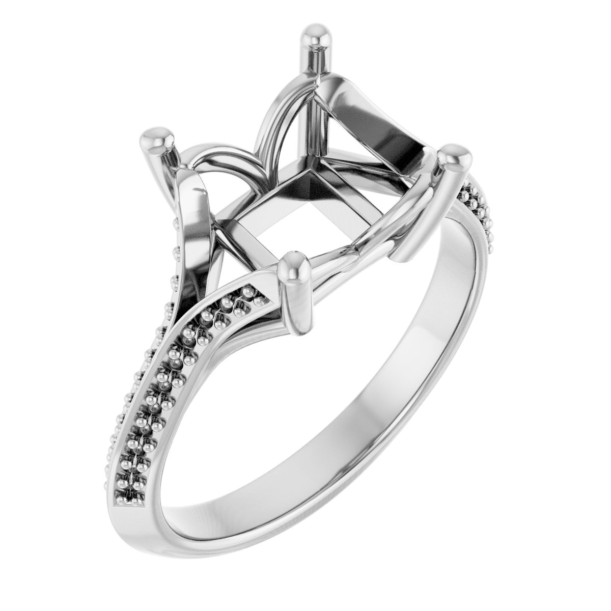 Accented Engagement Ring