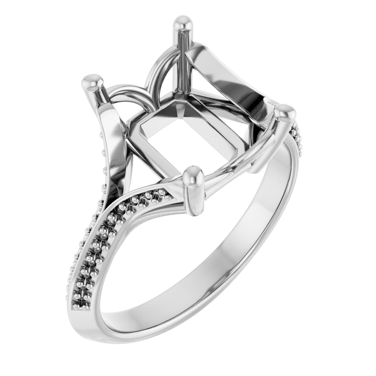 Accented Engagement Ring
