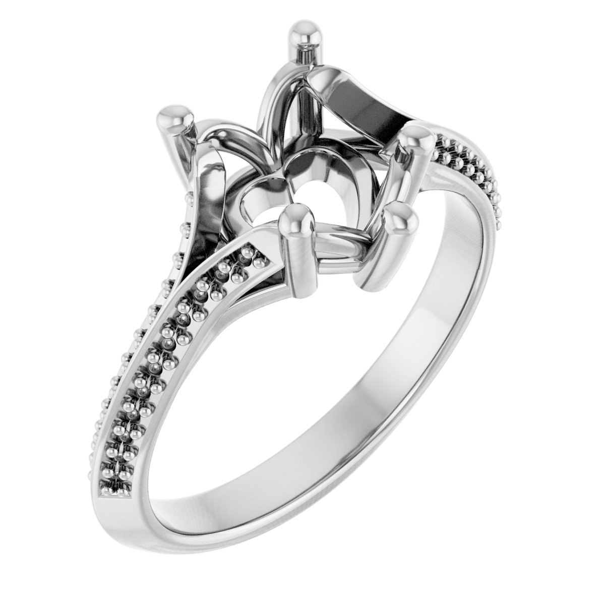 Accented Engagement Ring