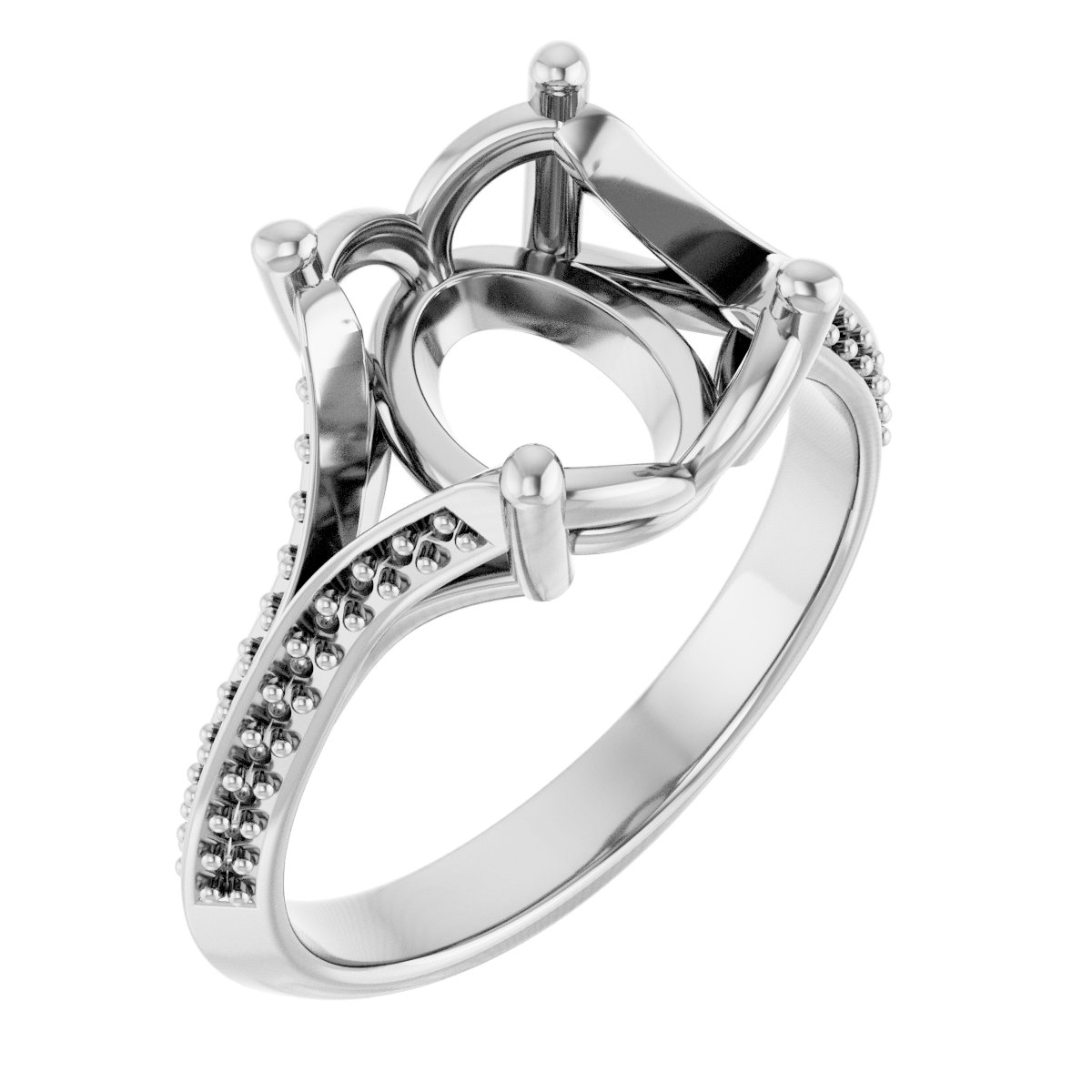 Accented Engagement Ring