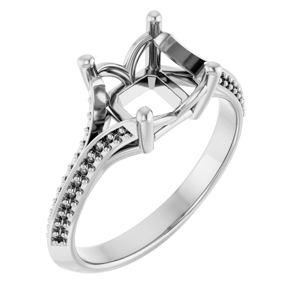 Accented Engagement Ring