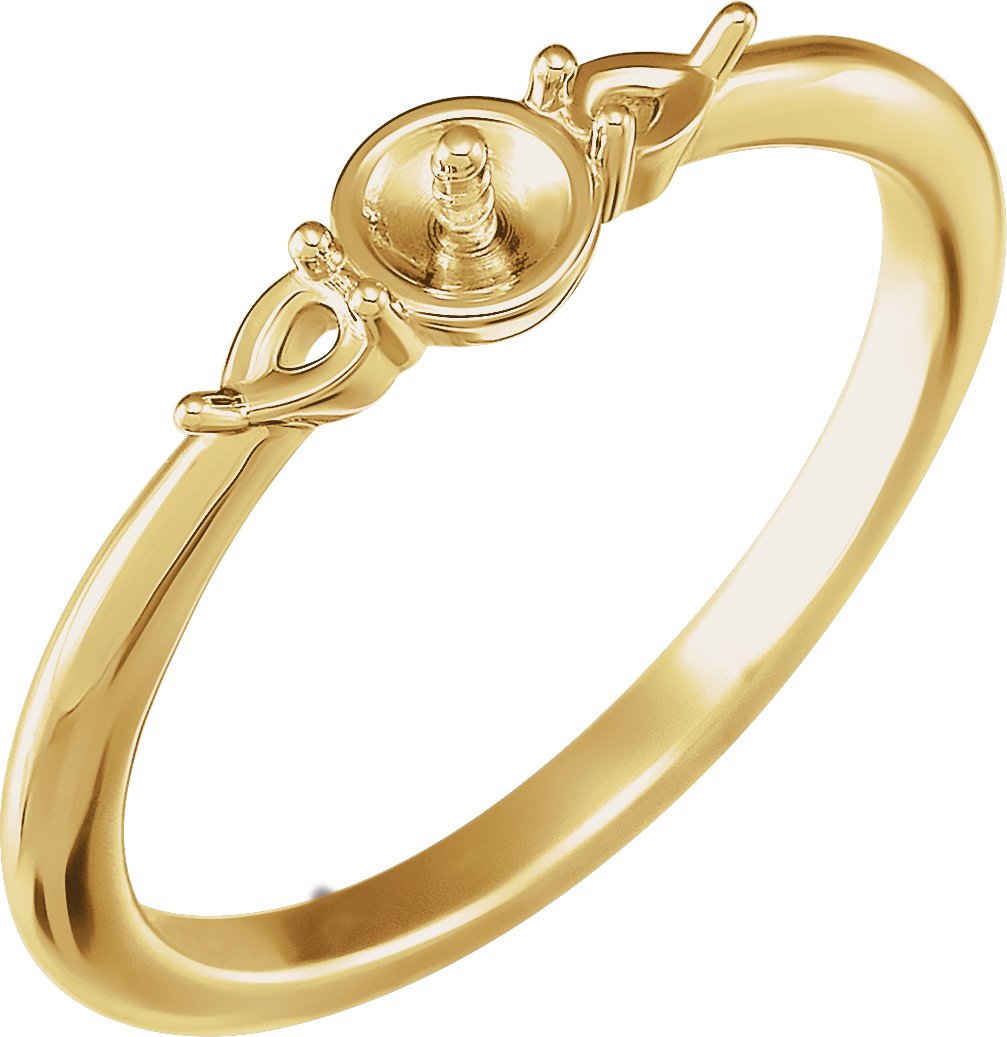Accented Pearl Ring