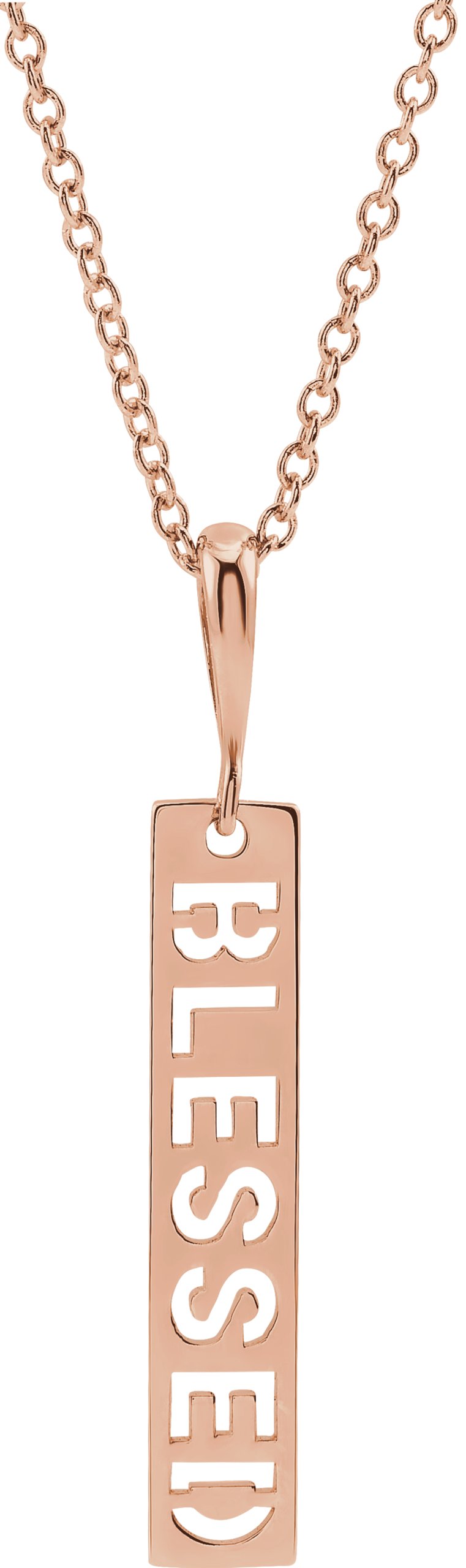 Blessed Bar Necklace or Pendant