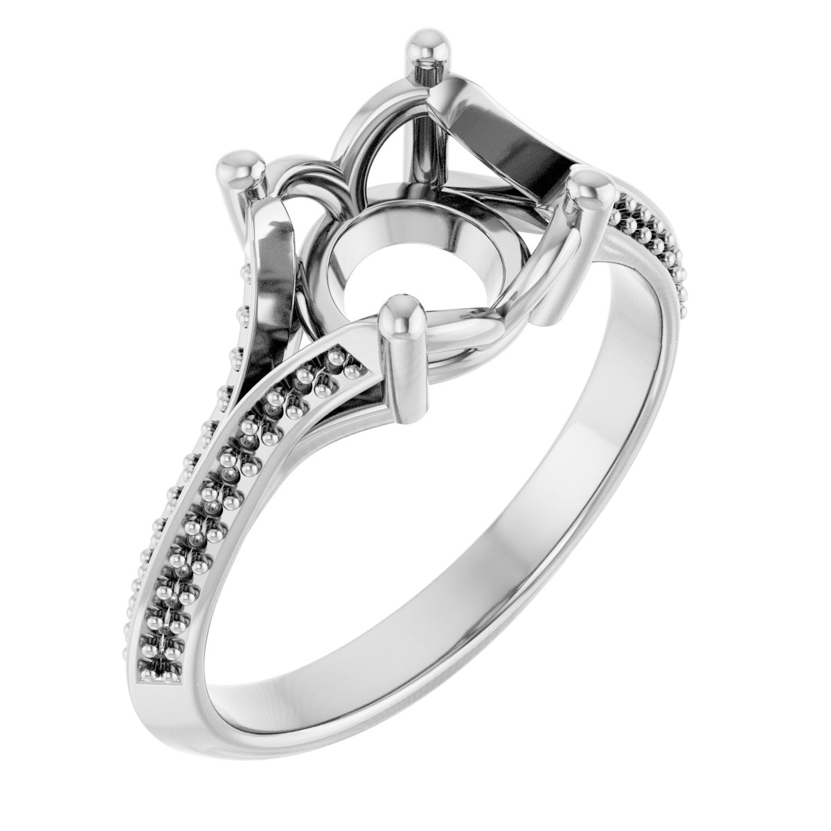 Accented Engagement Ring