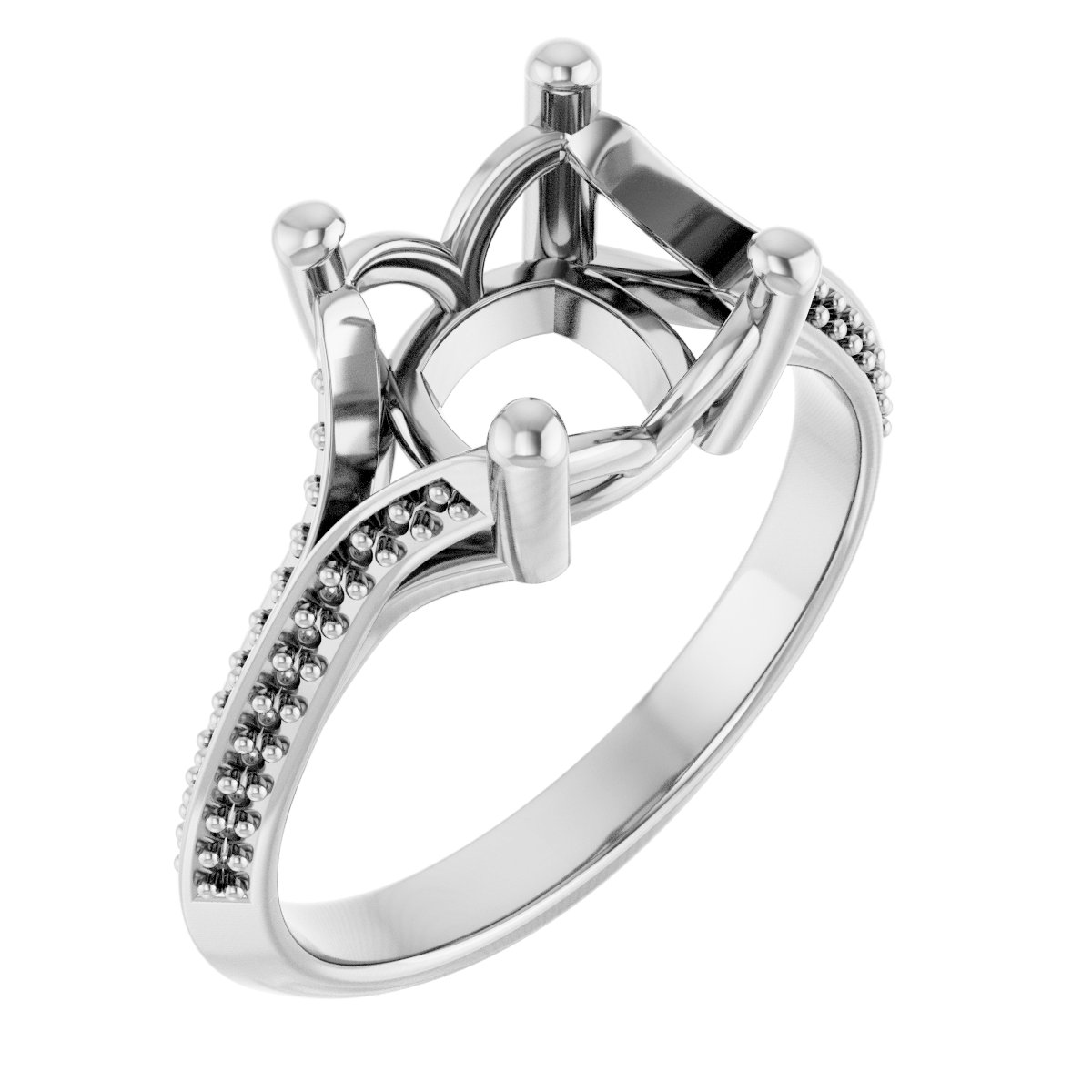 Accented Engagement Ring
