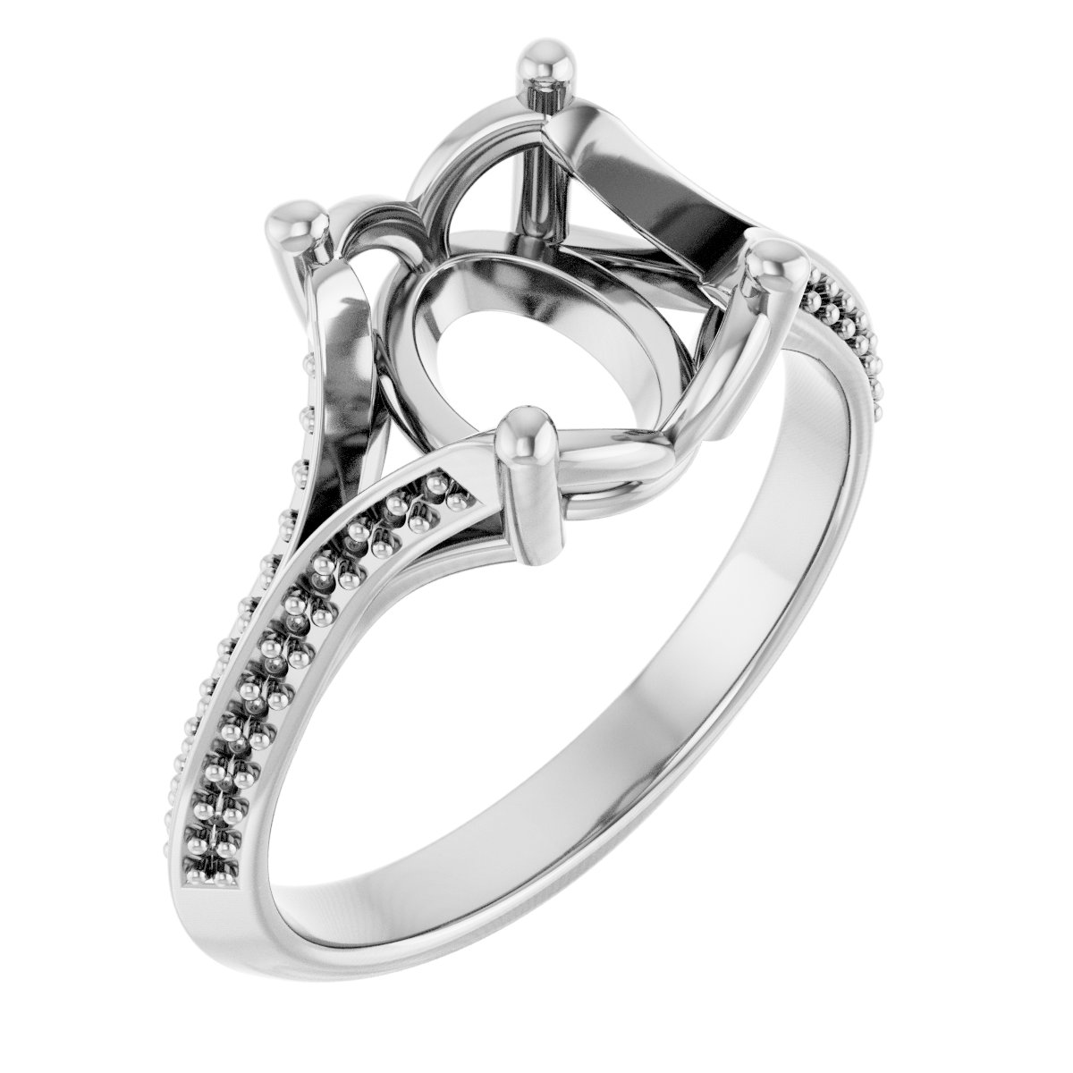 Accented Engagement Ring