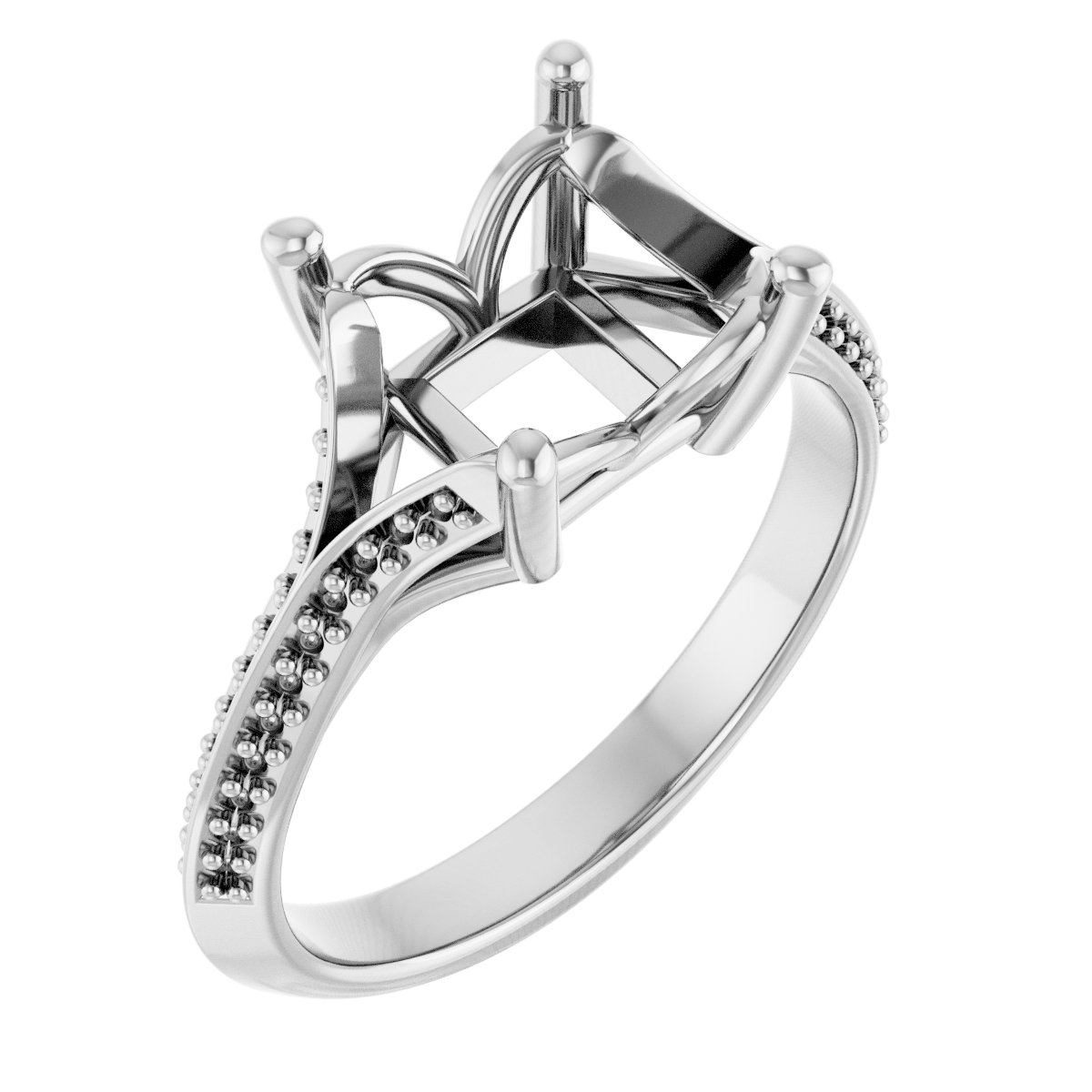 Accented Engagement Ring