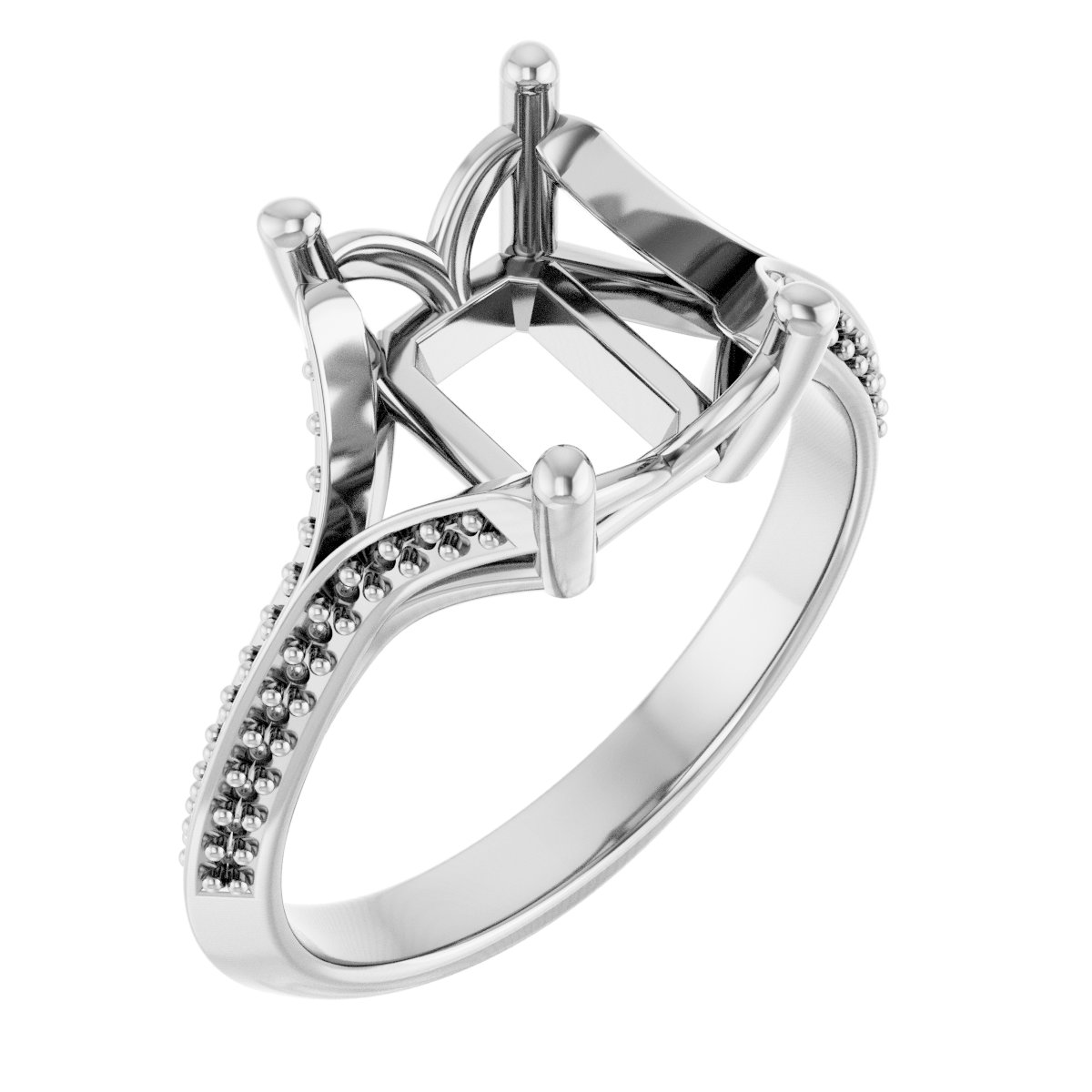 Accented Engagement Ring