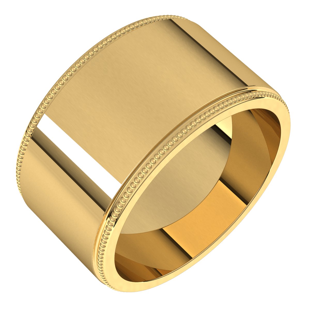 Milgrain Flat Band