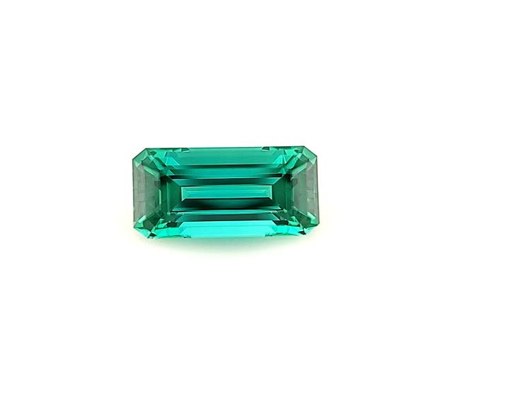 3.21 Carat Emerald/octagon Cut Diamond