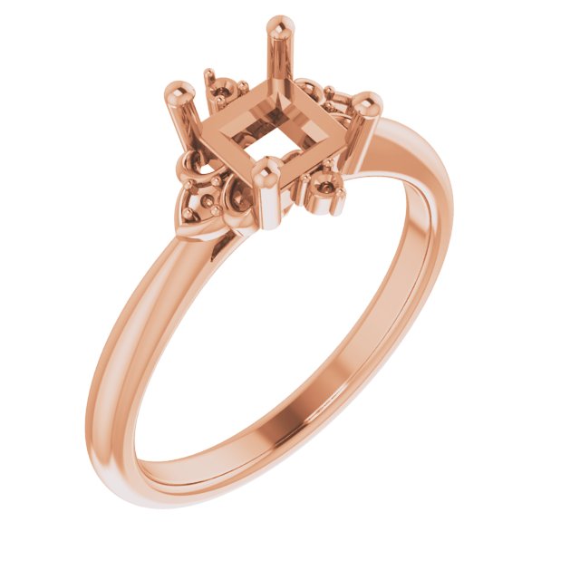 Accented Engagement Ring or Band