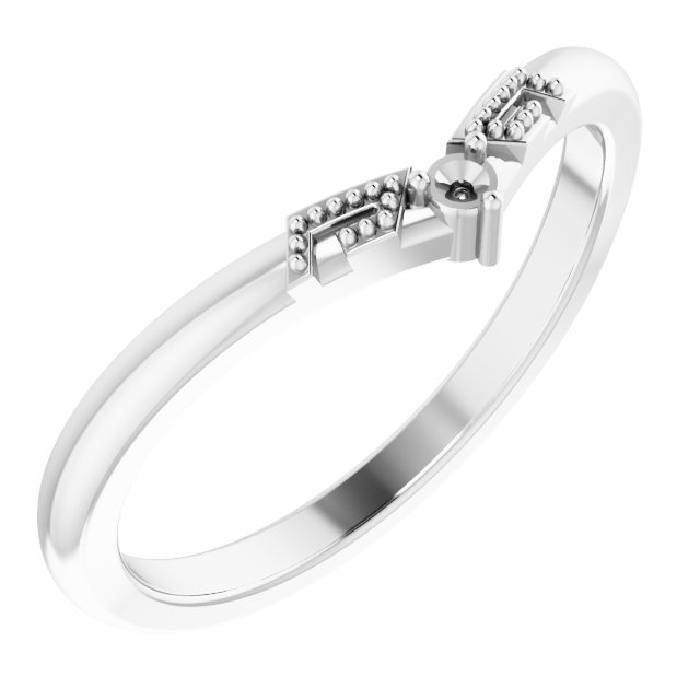 Bezel-Set Accented Engagement Ring or Band