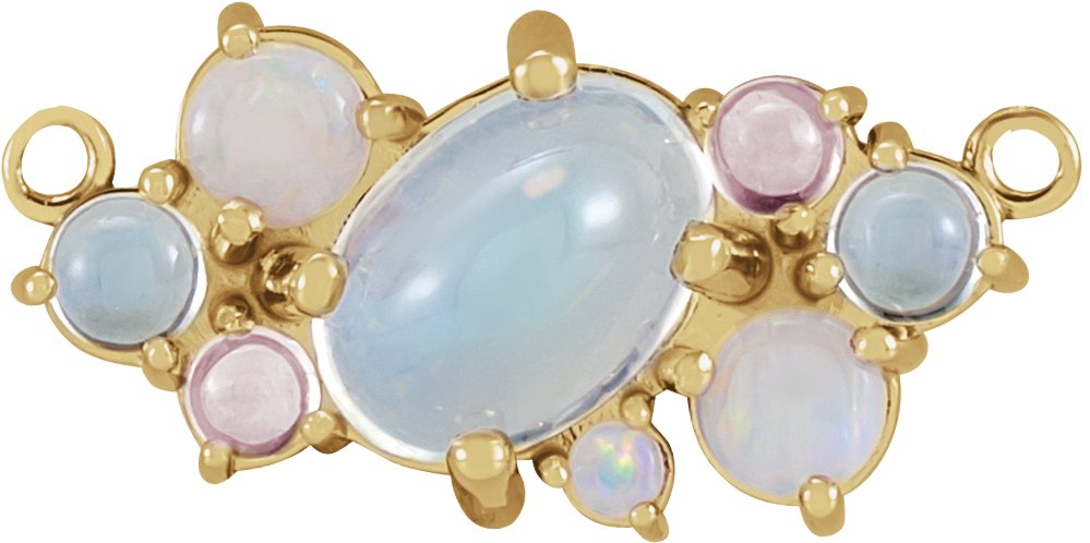 Cabochon Scattered Necklace or Center