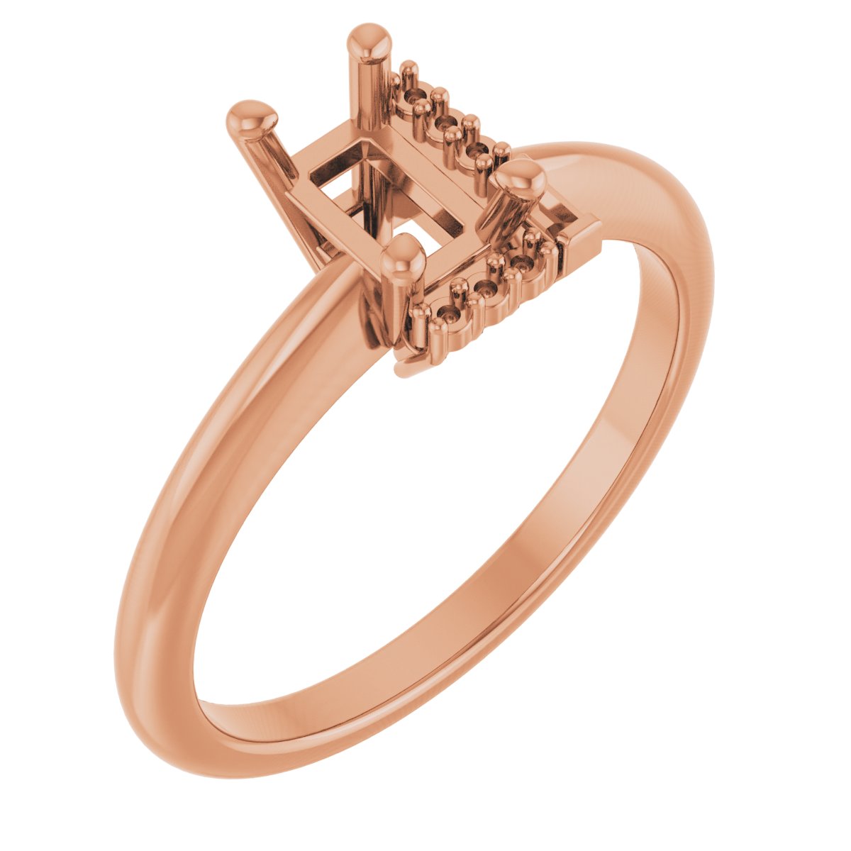 Accented Engagement Ring or Band