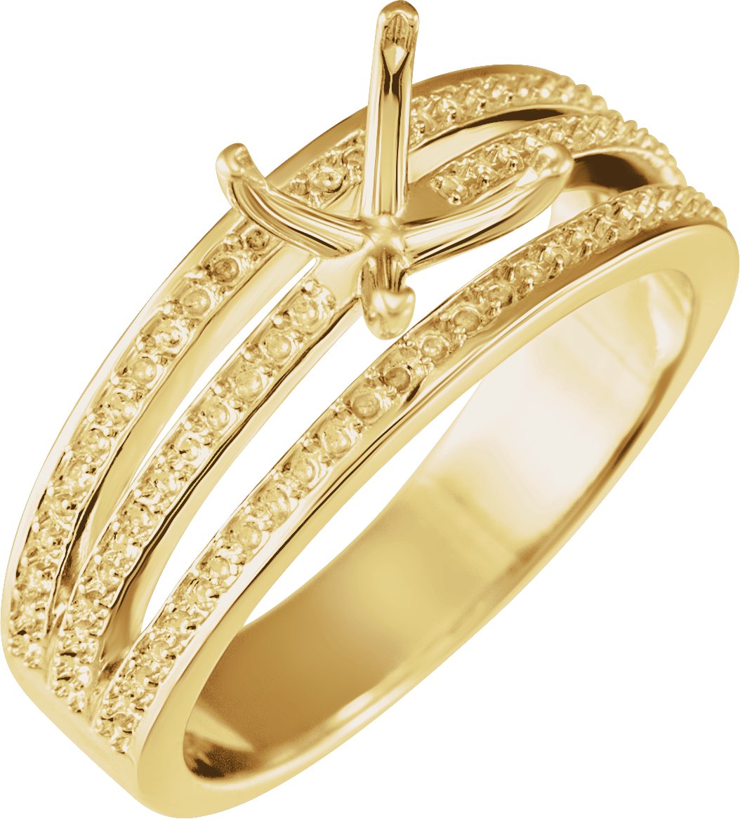 Accented Engagement Ring