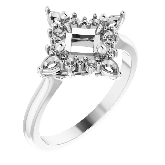 Halo-Style Engagement Ring or Band